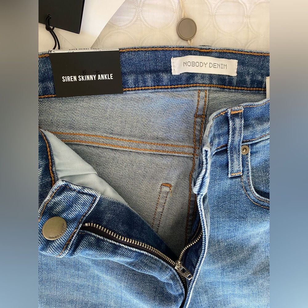 NEW NOBODY DENIM Siren Skinny  Ankle Super High Women’s Size 29 - Picture 10 of 16